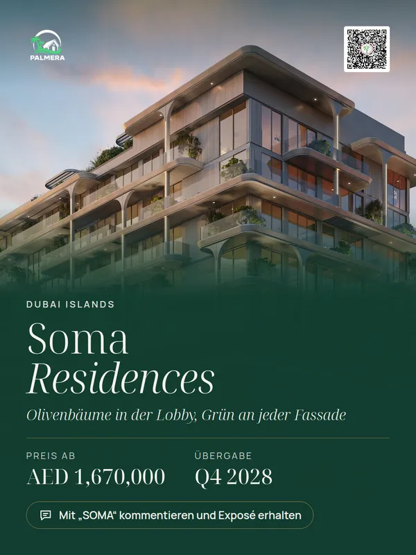Ein Beispielbanner für Soma Residences im Format für den Feed