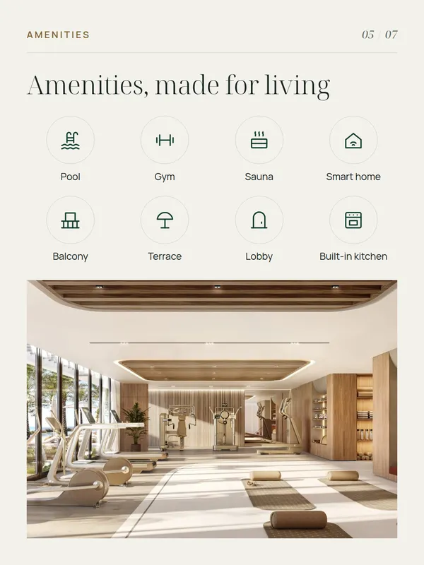 Slide 5 of 7 in a sample carousel for Soma Residences