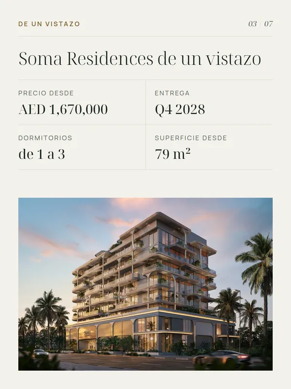 Imagen 3 de 7 de un carrusel de ejemplo para Soma Residences