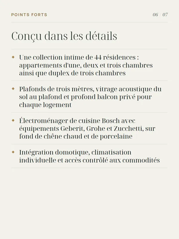 Visuel 6 sur 7 d'un exemple de carrousel pour Soma Residences