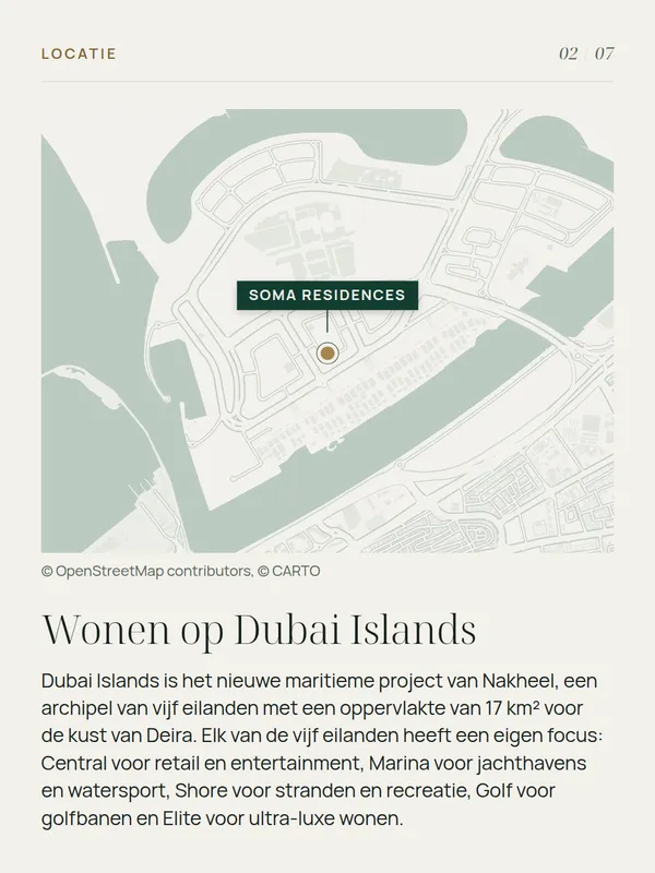 Slide 2 van 7 uit een voorbeeldcarrousel voor Soma Residences