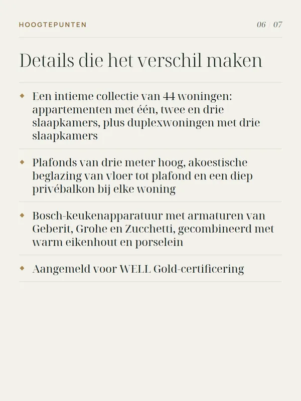 Slide 6 van 7 uit een voorbeeldcarrousel voor Soma Residences