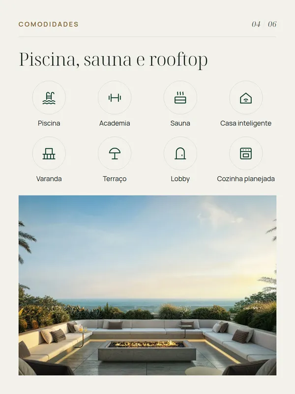 Slide 4 de 6 do carrossel de exemplo do Soma Residences