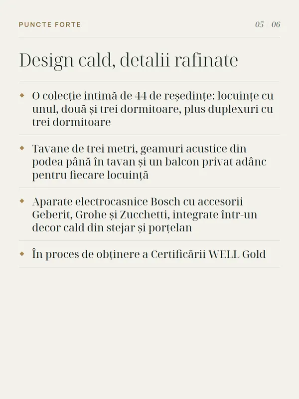 Cadrul 5 din 6 al caruselului de exemplu pentru Soma Residences