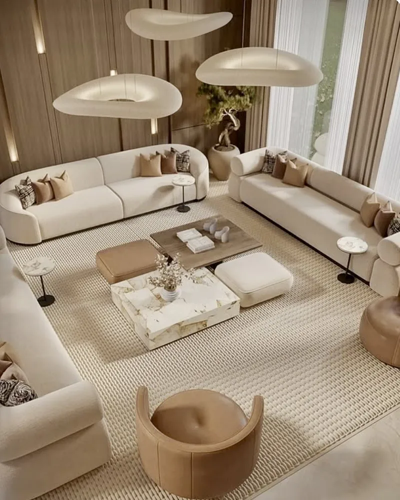 Εσωτερικός χώρος στο πακέτο Luxury: οπτικοποίηση σχεδιασμού