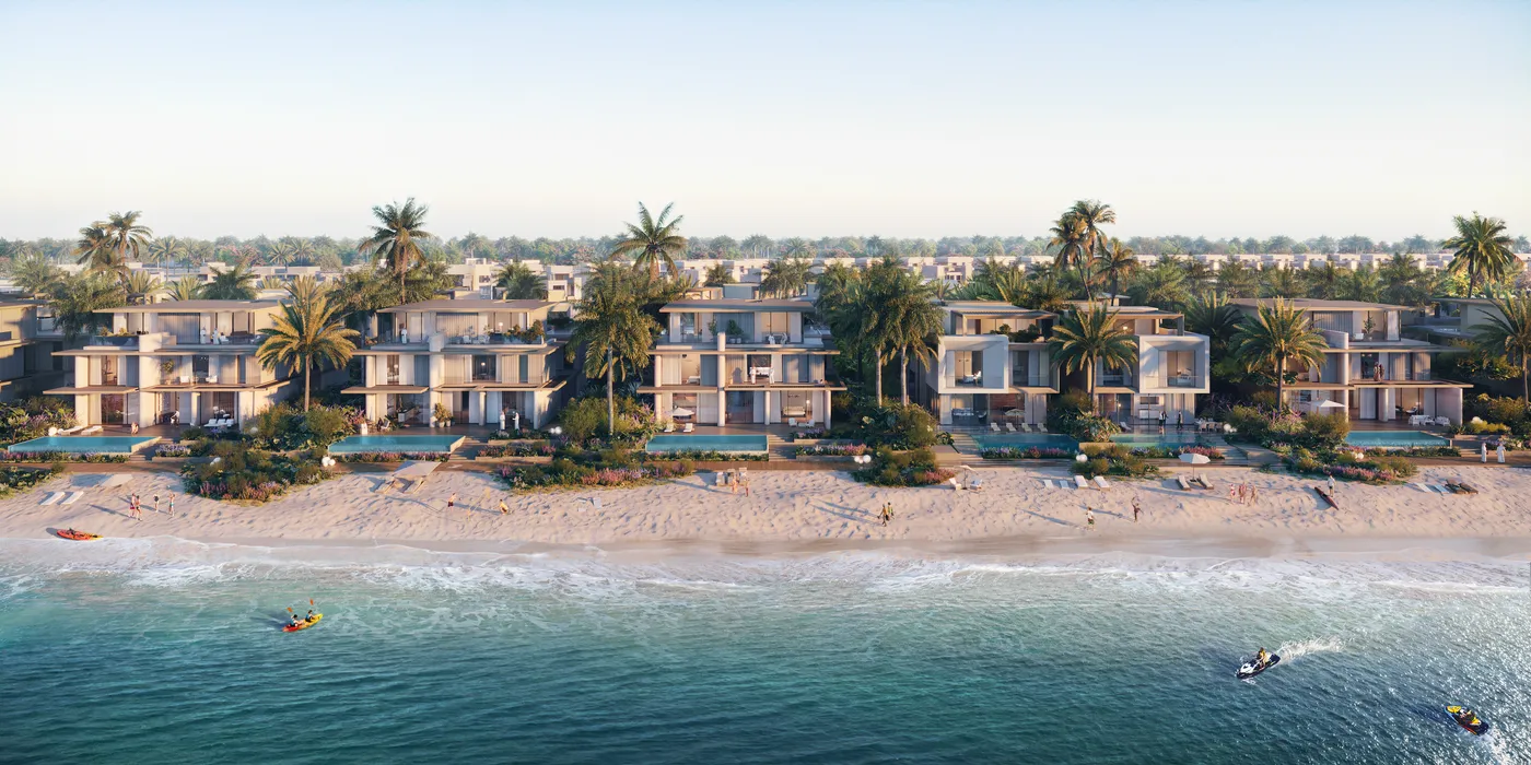 Beachfront villas at Al Thuraya Island