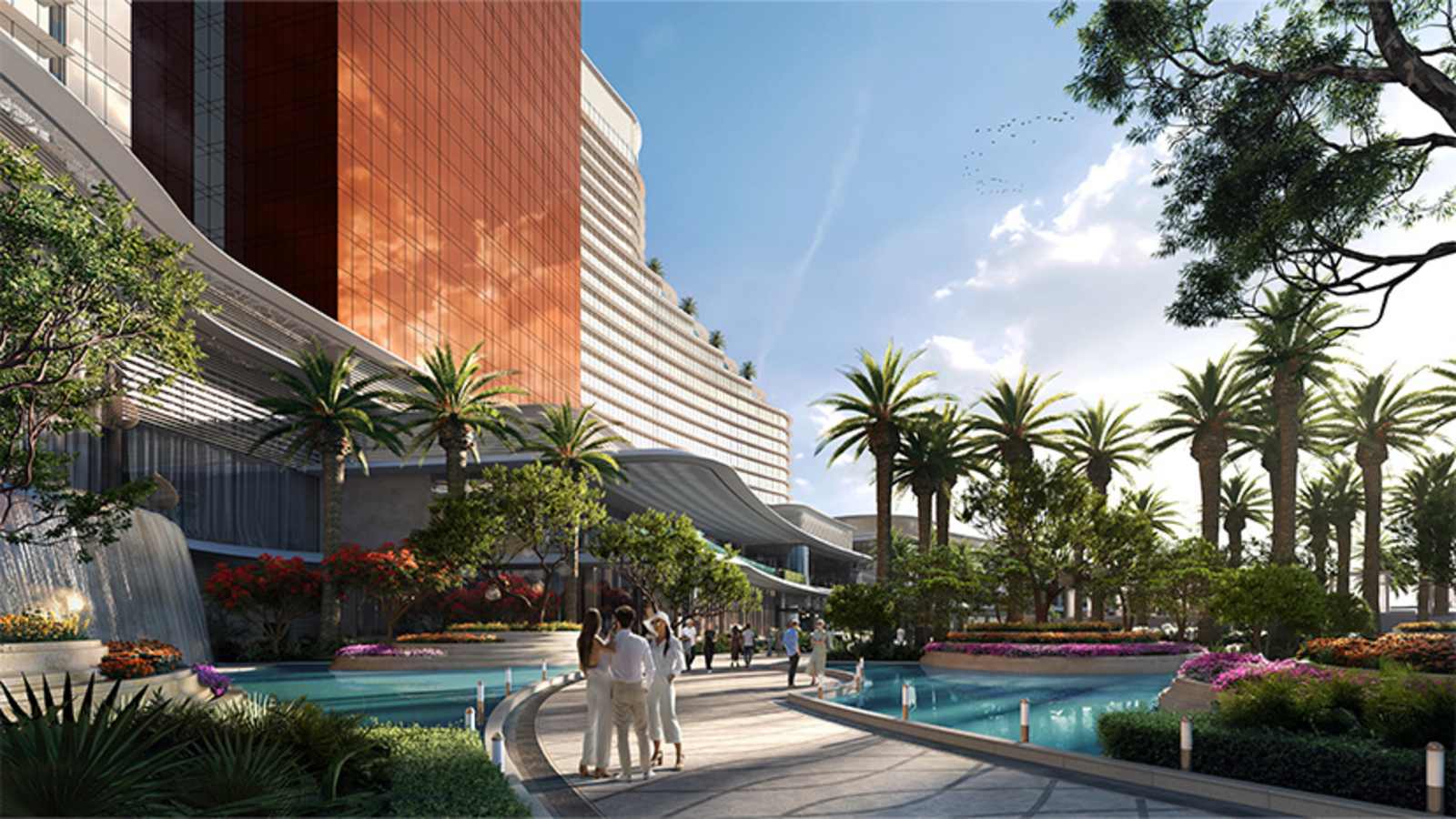 Wynn Al Marjan Island — private beach and pools