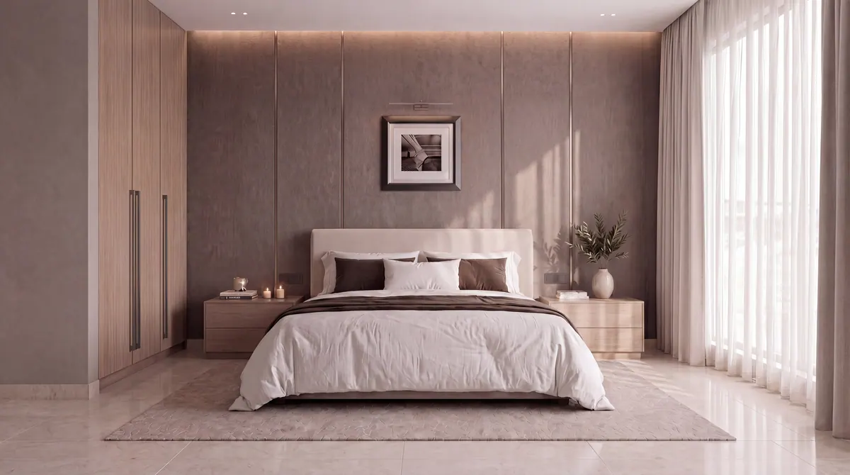 Schlafzimmer in den Padel Living Residences, Dschidda